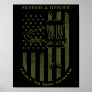Poster A Pesquisa E O Resgate De Golf De Disco Não Deixam