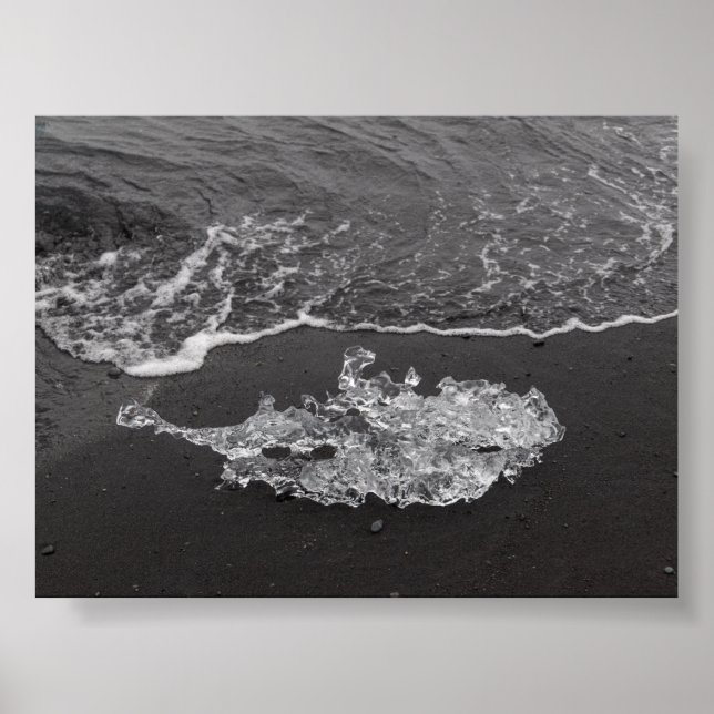Poster A piece of Ice in the Diamond beach (Frente)
