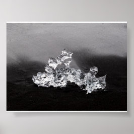Poster A piece of Ice in the Diamond beach