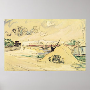 Poster A pilha de Areia, Bercy, 1905