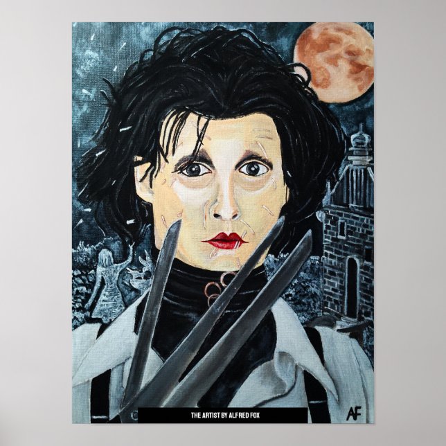 Poster A pintura artística de Alfred Fox (Frente)