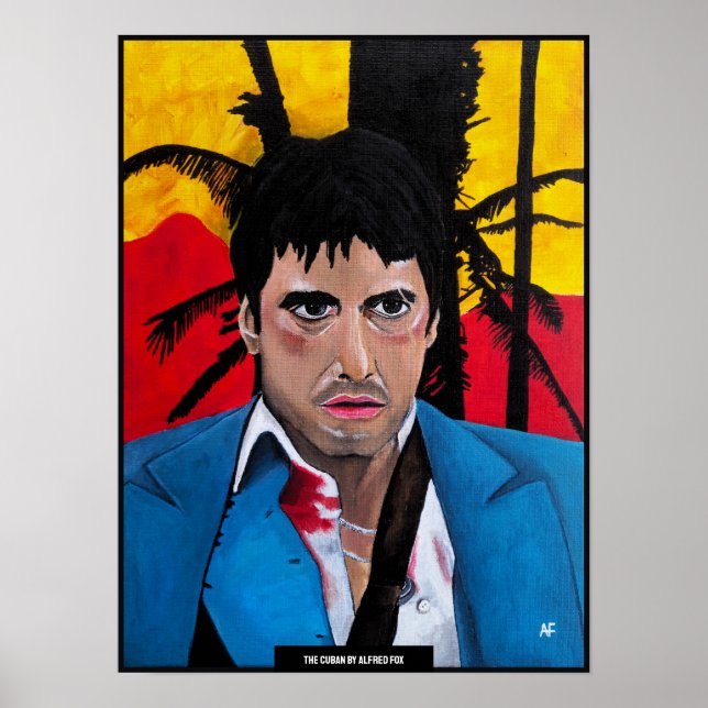 Poster A Pintura Cubana de Alfred Fox (Frente)