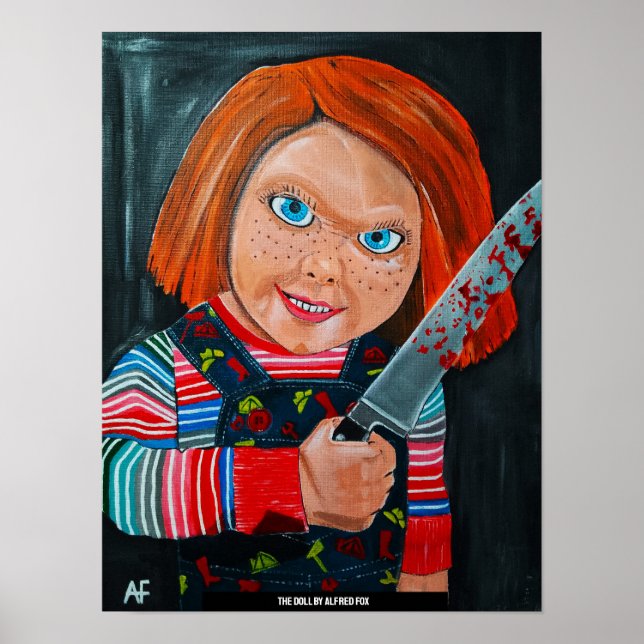 Poster A Pintura da Boneca por Alfred Fox (Frente)