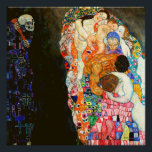 Póster A pintura da Morte e da Vida de Gustav Klimt.<br><div class="desc">A pintura da Morte e da Vida de Gustav Klimt. Pôster</div>