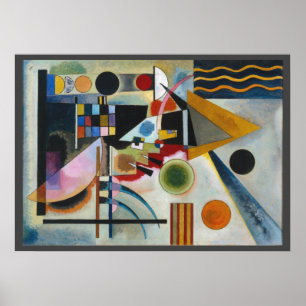 Poster A pintura de Abstrato Swing de Kandinsky