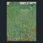 Póster A pintura de Gustav Klimt, Mohnfeld<br><div class="desc">Mohnfeld,  famosa pintura paisagística de Gustav Klimt.</div>