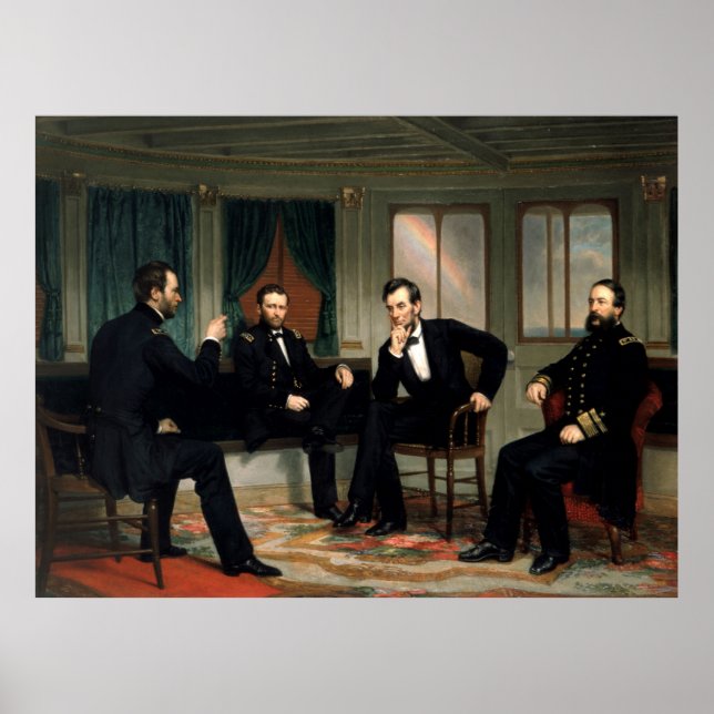 Poster A pintura de peacemakers de 1868 (Frente)