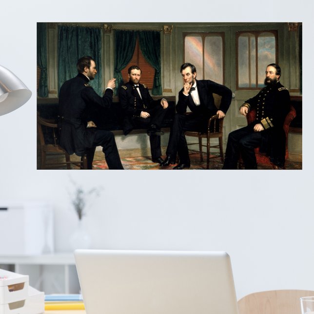 Poster A pintura de peacemakers de 1868 (The Peacemakers Painting of 1868 Poster)