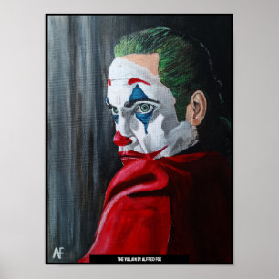 Poster A pintura de Villain por Alfred Fox