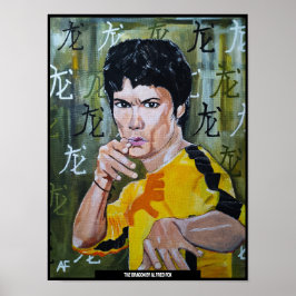 Poster A pintura do dragão por Alfred Fox