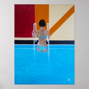 Poster A pintura do Grande Resorte por Alfred Fox