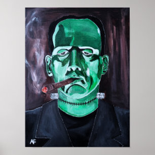 Poster A Pintura do Monstro por Alfred Fox