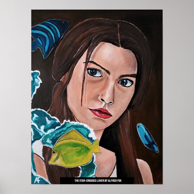 Poster A pintura do trevo cruzado por estrelas feita por  (Frente)