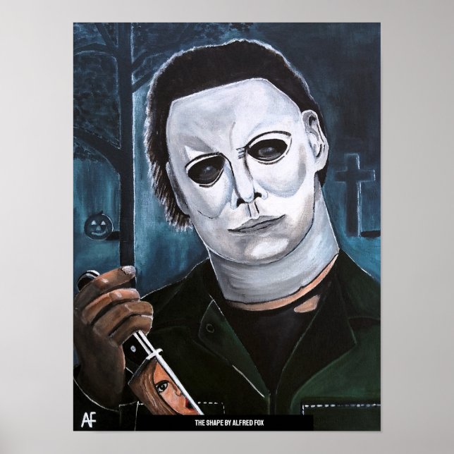 Poster A pintura em forma de Alfred Fox (Frente)