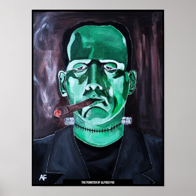 Poster A pintura monstruosa de Alfred Fox (Frente)