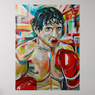 Poster A Pintura O Boxeador por Alfred Fox
