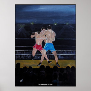 Poster A Pintura Os Boxeadores de Alfred Fox