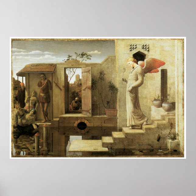 Poster A Piscina de Bethesda, 1876-77, Robert Bateman (Frente)