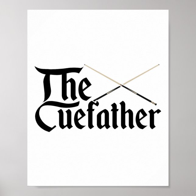 Poster A Piscina de Cuefather Billard Snooker Billardplay (Frente)
