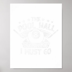 Poster A Piscina Engraçada Billiards Gift Piscina Hall Es