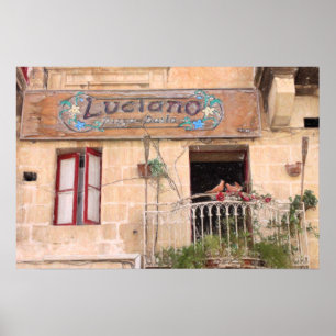 Póster A pizza de Luciano