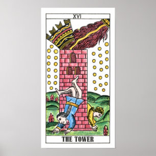 Póster A Placa Tarot Torre