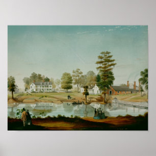 Poster A plantação de Olivier, 1861