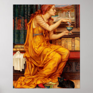 Poster A Poção do Amor - A Pintura De Evelyn De Morgan