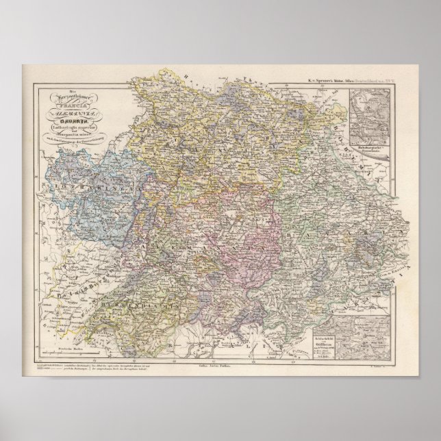 Póster A pocilga da Francia, Alemannia, Baviera (Frente)