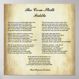 Poster A Poesia Afro-Americana Fiddle No Corn-Stalk