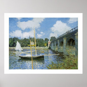 Póster A ponte da estrada em Argenteuil
