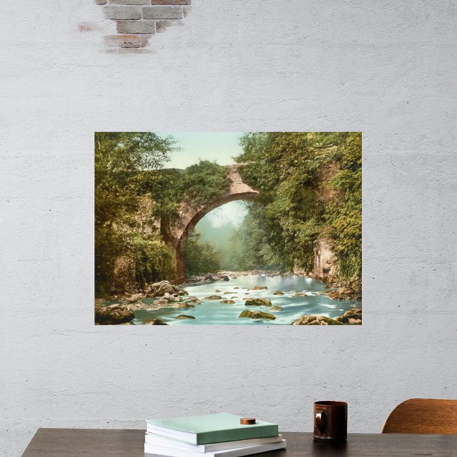 Póster A Ponte De Dargle Na Irlanda (Criador carregado)