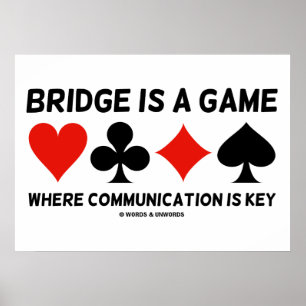 Poster A ponte é um jogo onde uma comunicação seja cha