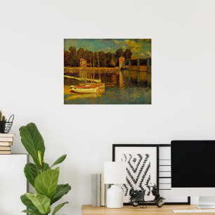 Poster A Ponte em Argenteuil por Claude Monet