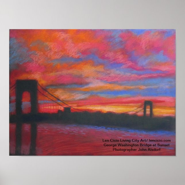 Poster A Ponte George Washington No Sunset (Frente)