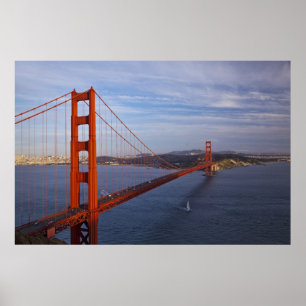 Póster A Ponte Golden Gate a partir do Marin