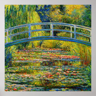 Poster A Ponte Japonesa (O Lago de Nenúfares) por Monet