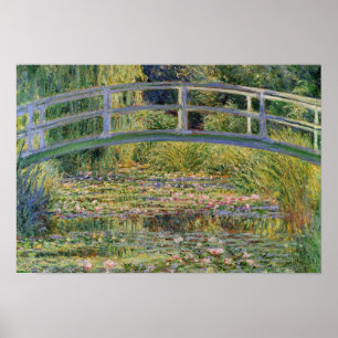 Póster A ponte japonesa por Claude Monet