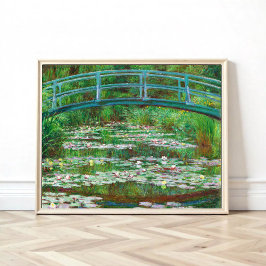 Poster A ponte japonesa por Claude Monet