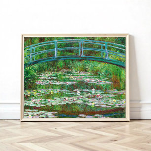 Poster A ponte japonesa por Claude Monet