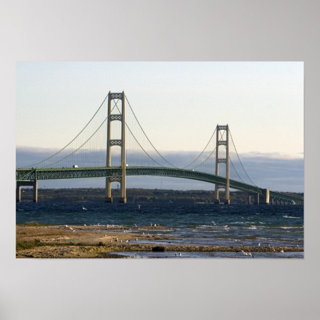 Poster A Ponte Mackinac atravessando os Estreitos de 4 (Frente)