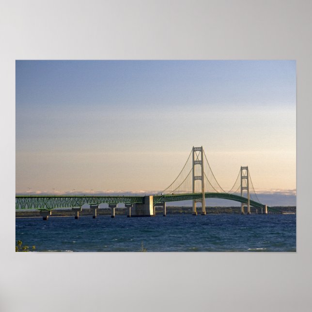 Póster A ponte Mackinac que atravessa o estreito de 3 (Frente)