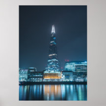 A Ponte Shard London à noite