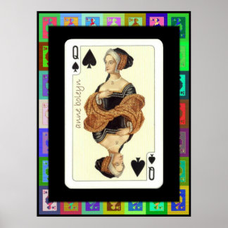 Póster A Pop Art Anne Boleyn