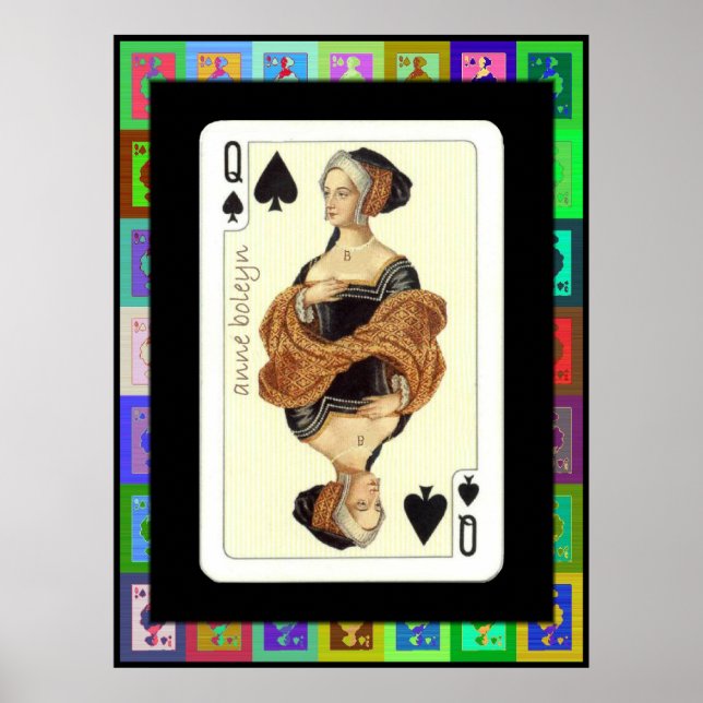 Póster A Pop Art Anne Boleyn (Frente)