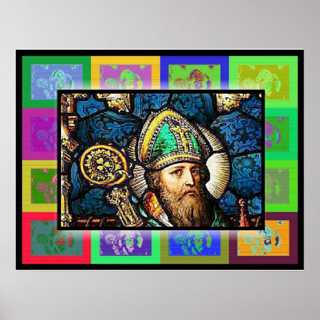 Poster A Pop Art Saint Patrick (Frente)