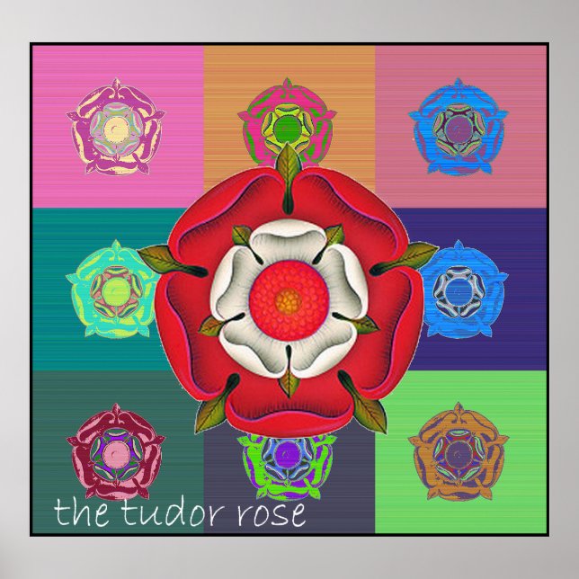 Poster A Pop Art Tudor Rosa (Frente)
