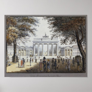 Póster A porta de Brandemburgo, Berlim