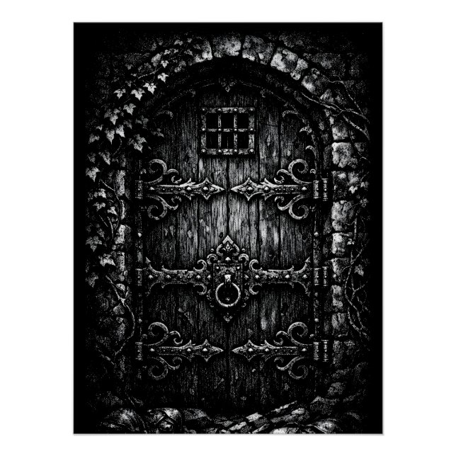 Póster A Porta do Feiticeiro — por BurnsInHell (Frente)