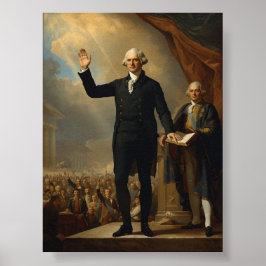Poster A posse do Presidente George Washington